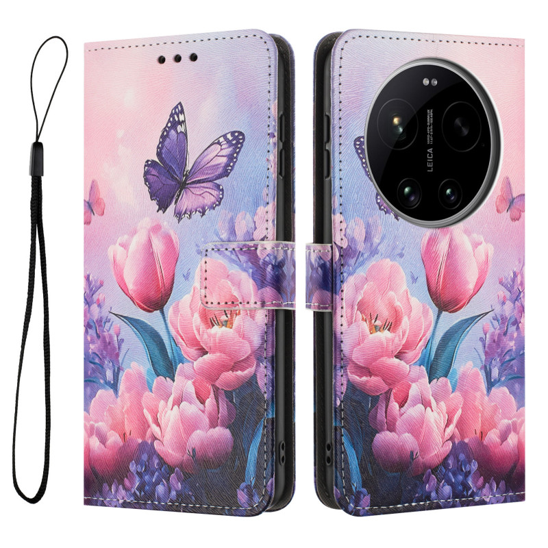 Housse Xiaomi 17 Ultra Tulipes Roses