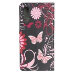 Honor 20 Butterflies and Flowers Case