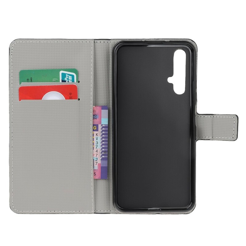 Honor 20 Butterflies and Flowers Case