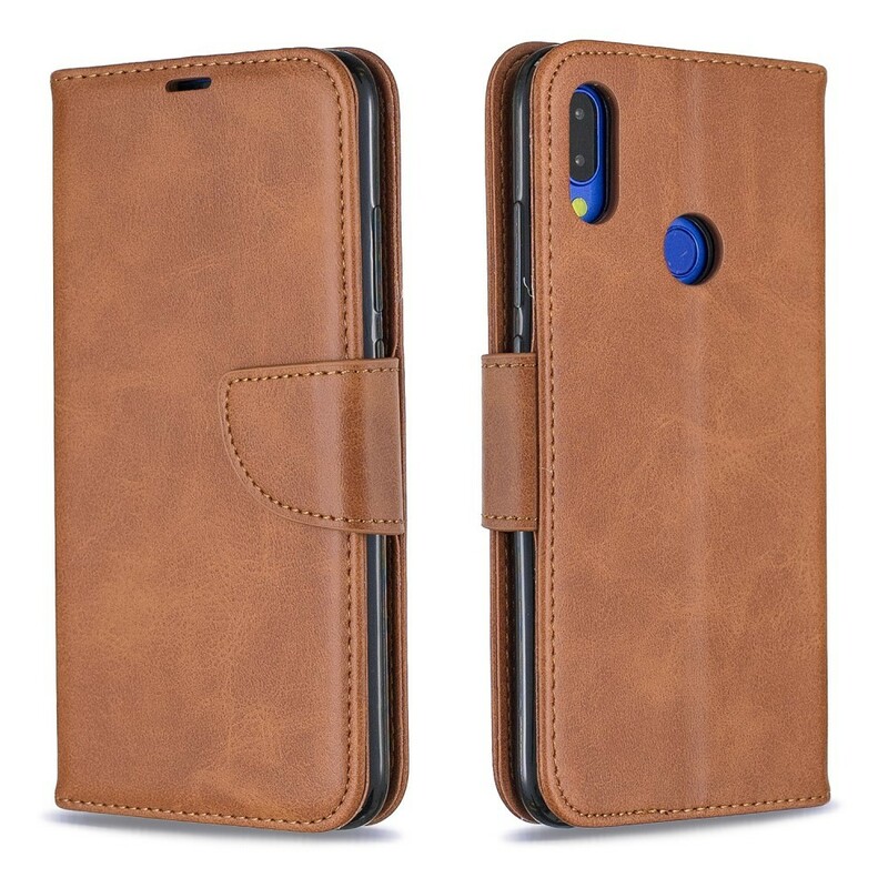 Xiaomi Redmi Note 7 Case Smooth Oblique Flap