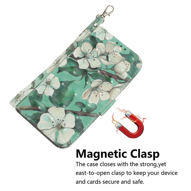 Case Huawei Y5 2019 Flower Branch with Strap
