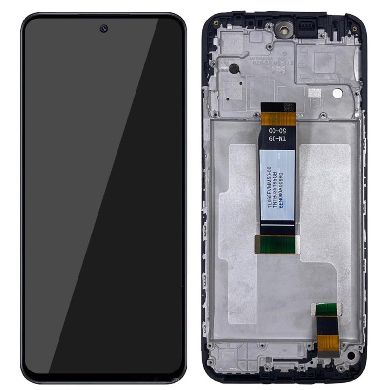 OEM Grade S IPS LCD Screen with Frame for Xiaomi Redmi 12 4G / 5G / Poco M6 Pro 5G