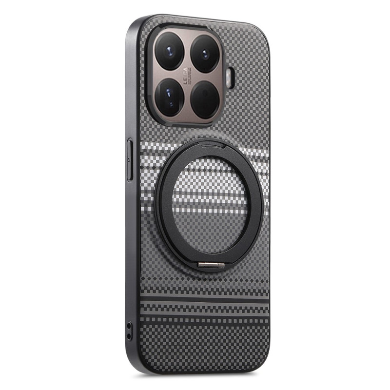 Xiaomi 17T Magnetic Case with Rotating Ring and Leather Finish