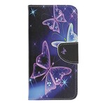 Cover Huawei Y5 2019 Papillons Neons