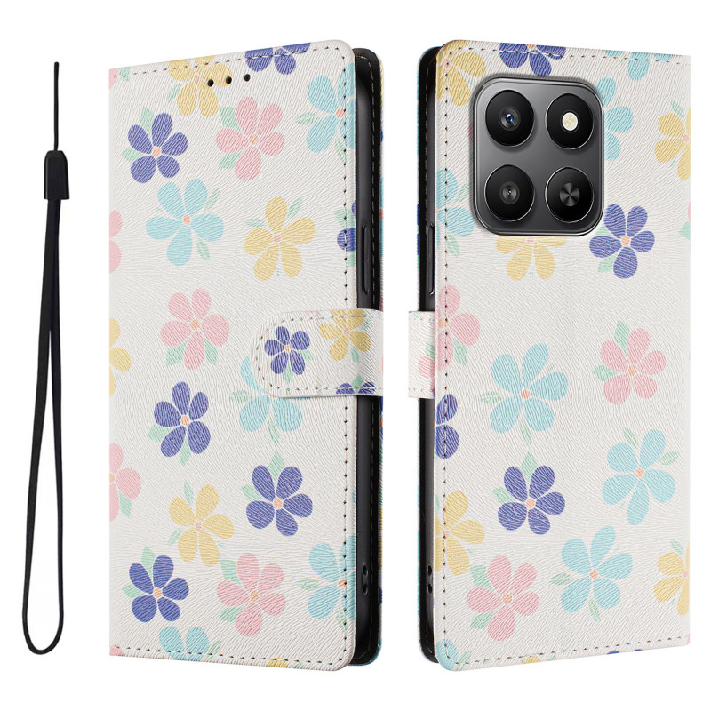 Honor 600 Smart Colourful Flowers Case