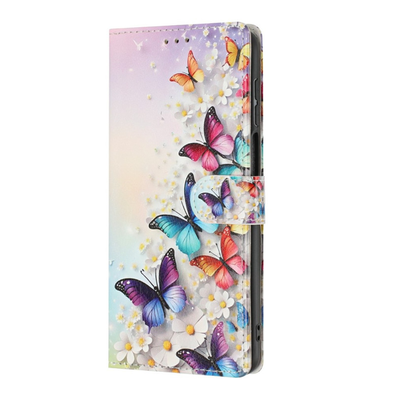 Xiaomi 17T Case with Colourful Butterfly Design