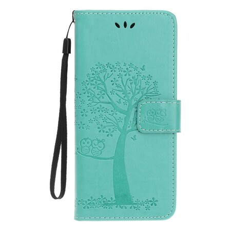 Honor 20 Tree and Owl Lanyard Case