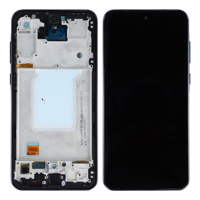 Grade C LCD screen with frame for the Samsung Galaxy A55 5G