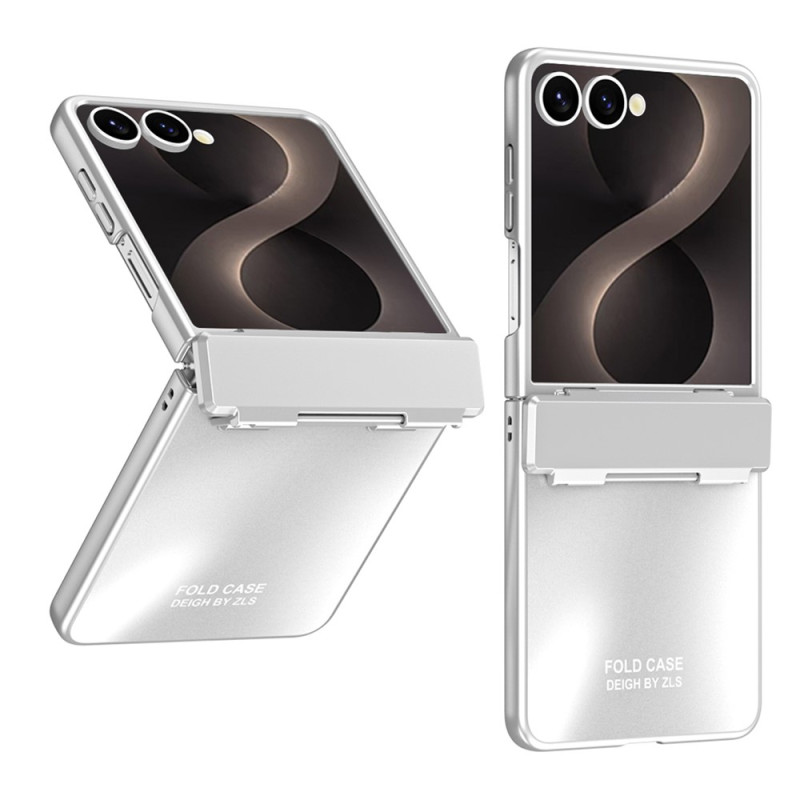 Coque Samsung Galaxy Z Flip 8 Électroplaquée avec Protection de Charnière