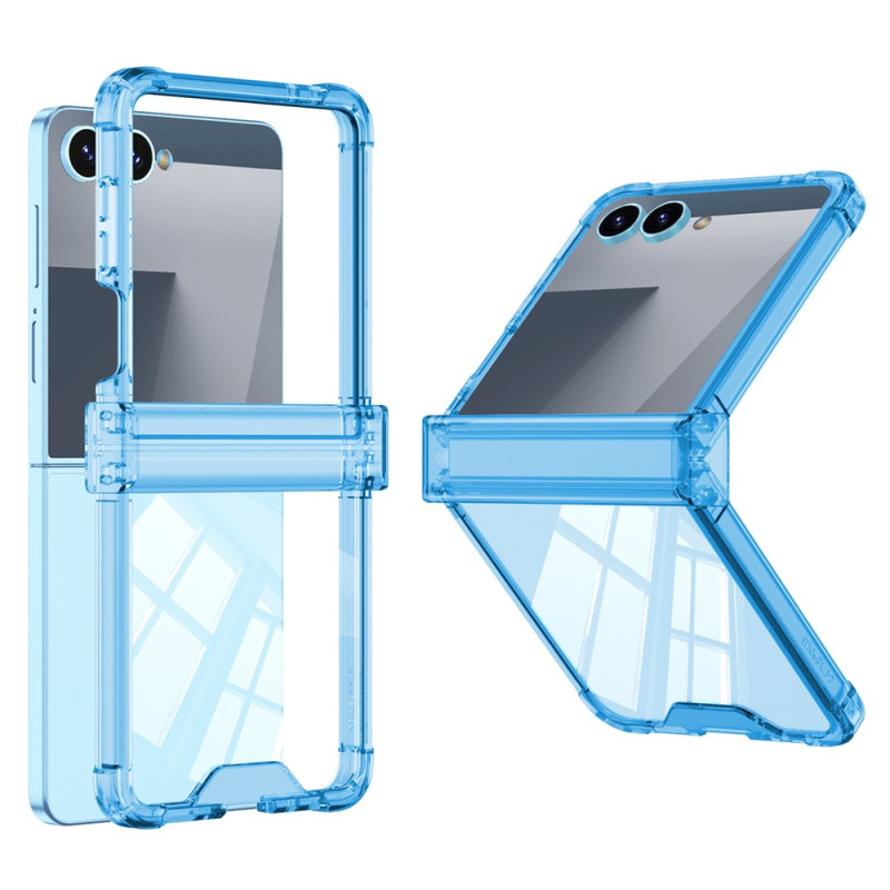 GKK Transparent Samsung Galaxy Z Flip 8 Case with Hinge Protection