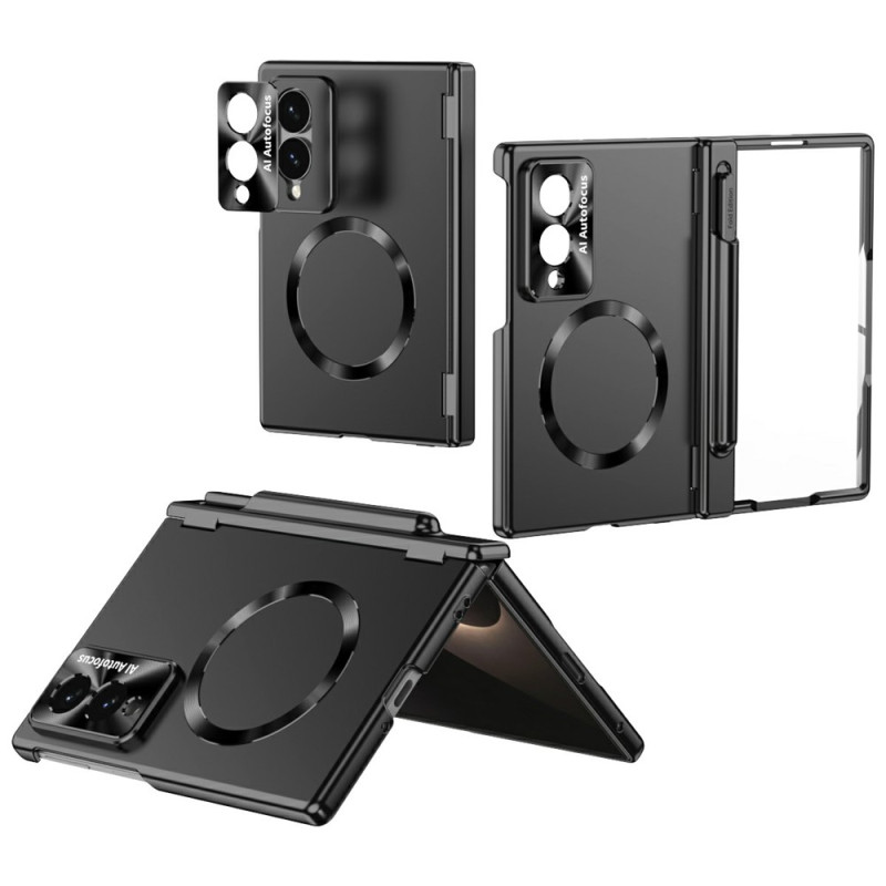 Samsung Galaxy Z Fold 8 Magnetic Case with Stylus Holder and Hinge Protection