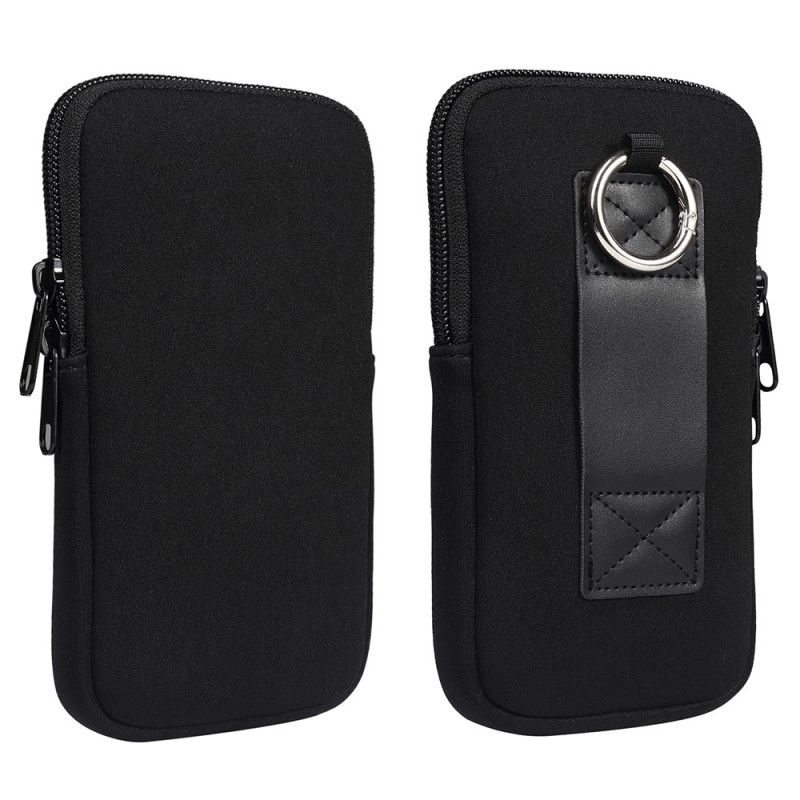 Universal Nylon Case for 6.1-inch Smartphones with Double Zip Fastening