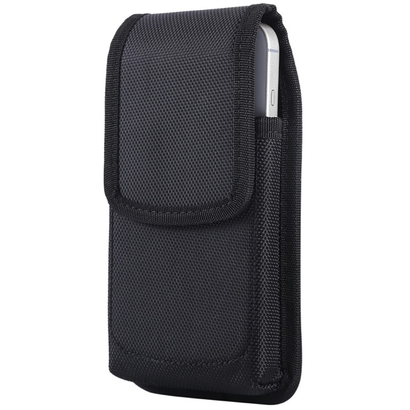 Universal Nylon Belt Case for 5.5 to 6.9-inch Smartphones with Magnetic Clasp