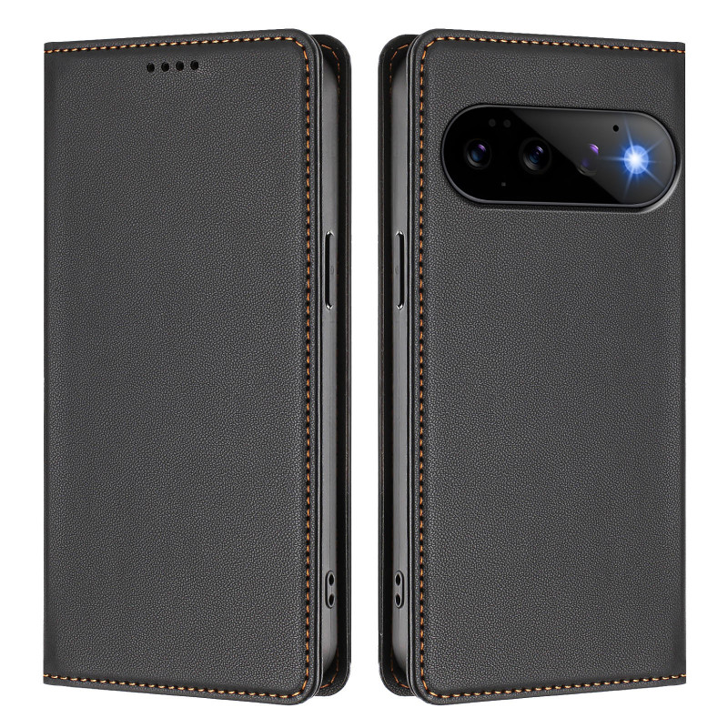 Google Pixel 11 Pro / 11 Flip Cover – Plain Leather-Effect