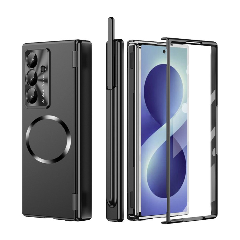 Coque Samsung Galaxy Z Flip 8 Magnétique Effet Métal