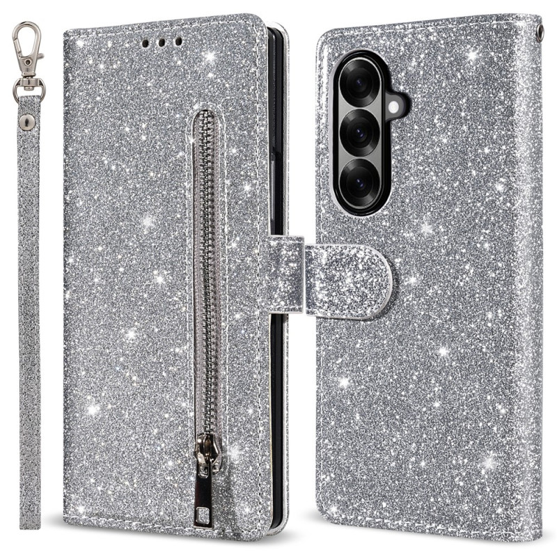 Samsung Galaxy Z Fold 8 Ultra Glitter Case with Strap