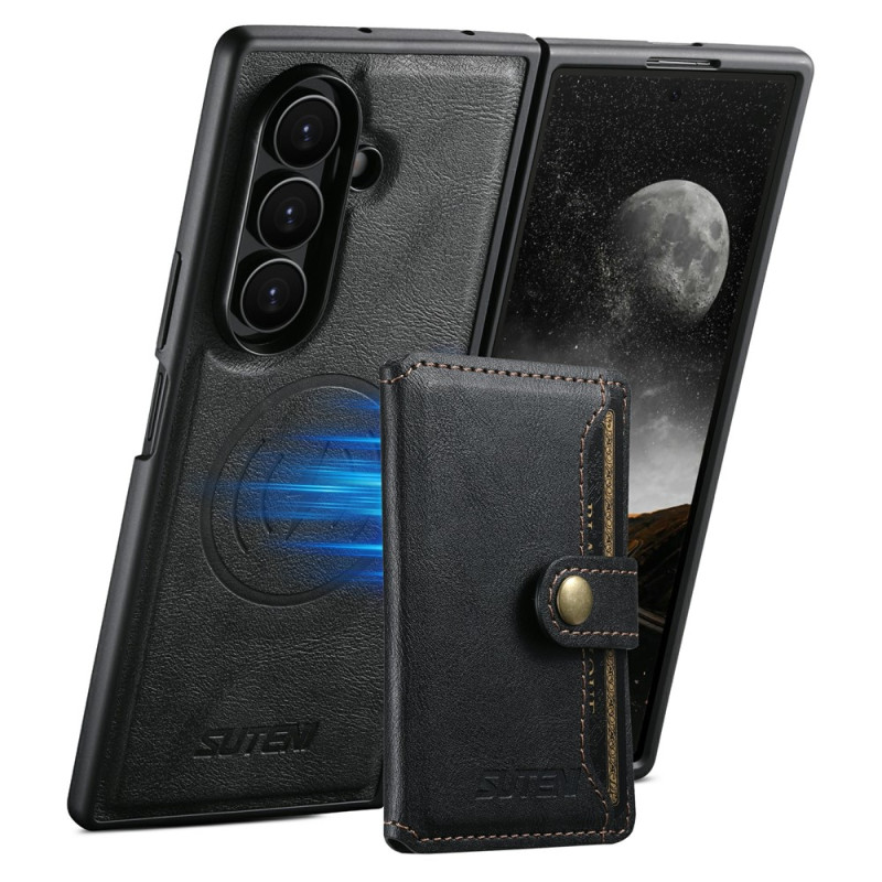 SUTENI Magnetic Samsung Galaxy Z Fold 8 Ultra Case with Detachable Card Holder
