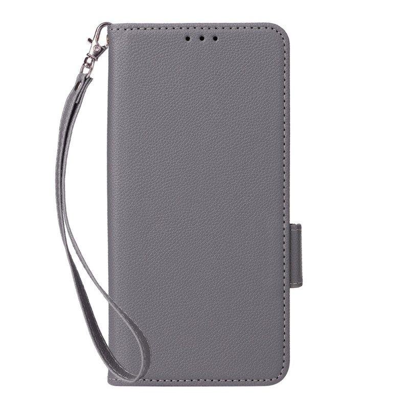 Oppo Reno 16 5G / 16 Pro 5G Lychee-effect Leather Case with Strap
