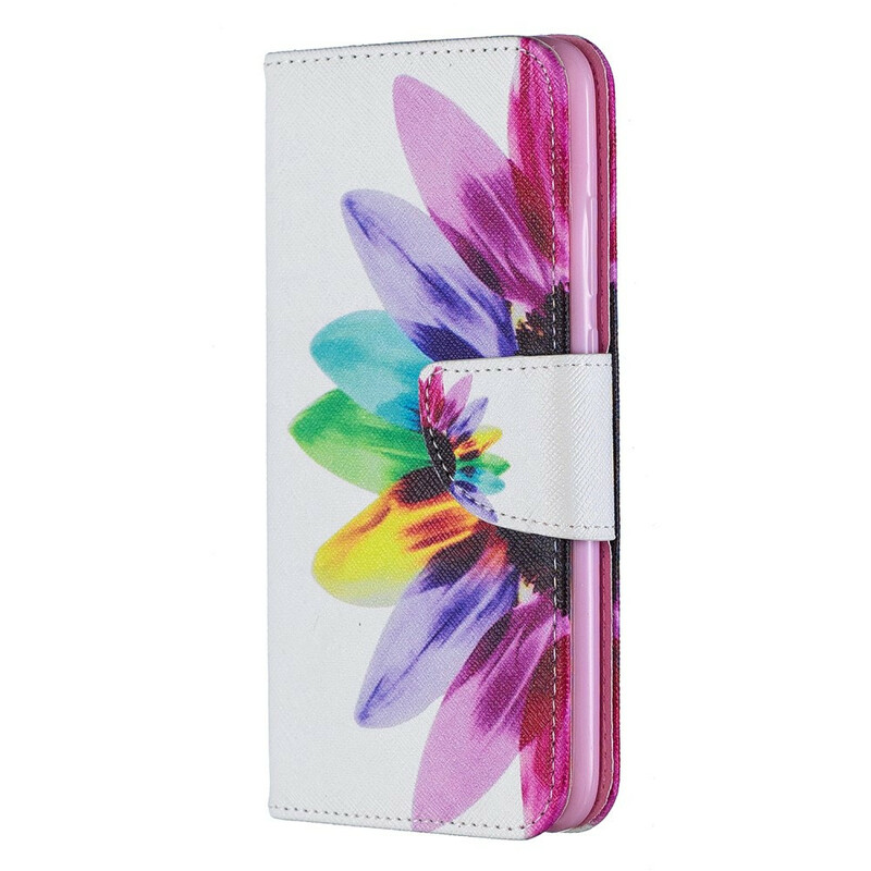 Cover Huawei P Smart Plus 2019 Fleur Aquarelle