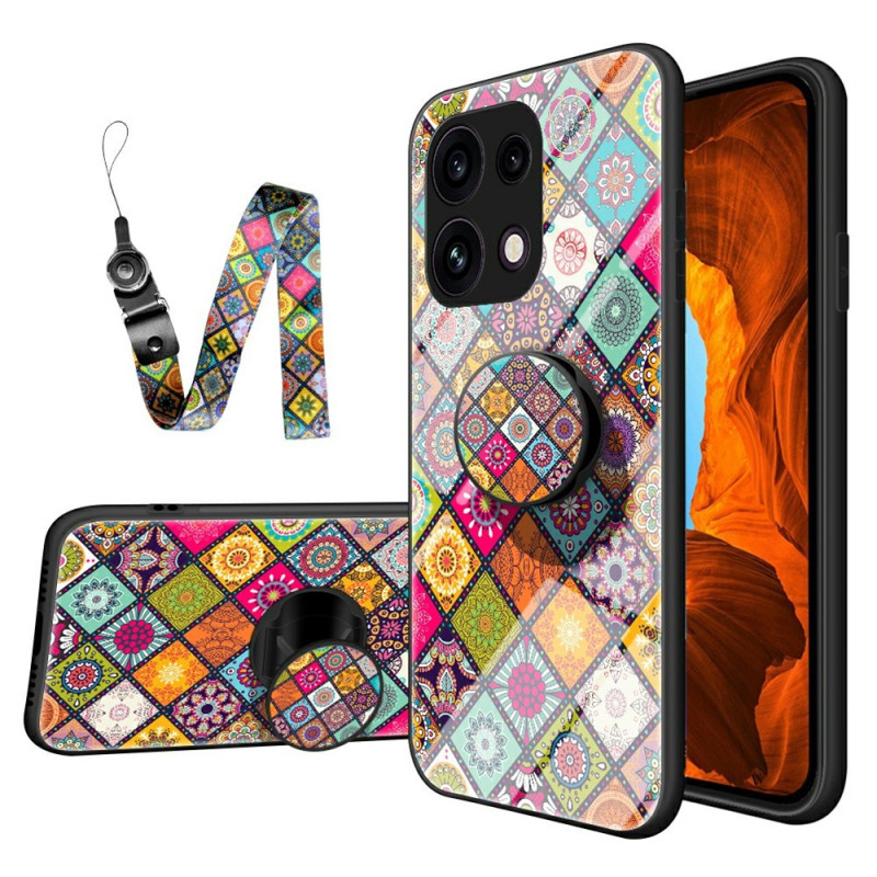 Oppo Reno 16 F 5G Patchwork Design Case