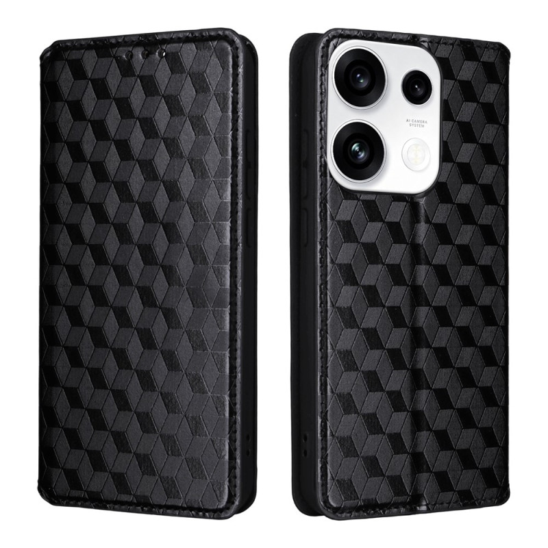 Oppo Reno 16 F 5G / 16 FS 5G Flip Cover – Diamond Pattern