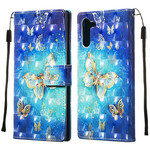 Samsung Galaxy Note 10 Gold Butterfly Case