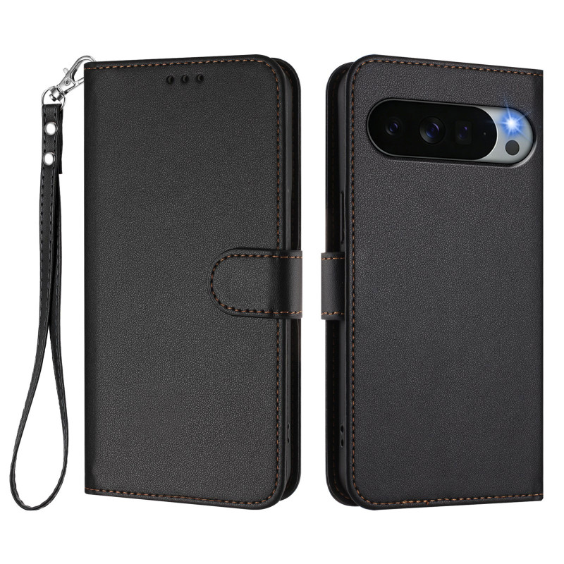 Google Pixel 11 Pro XL Plain Leather-Effect Case