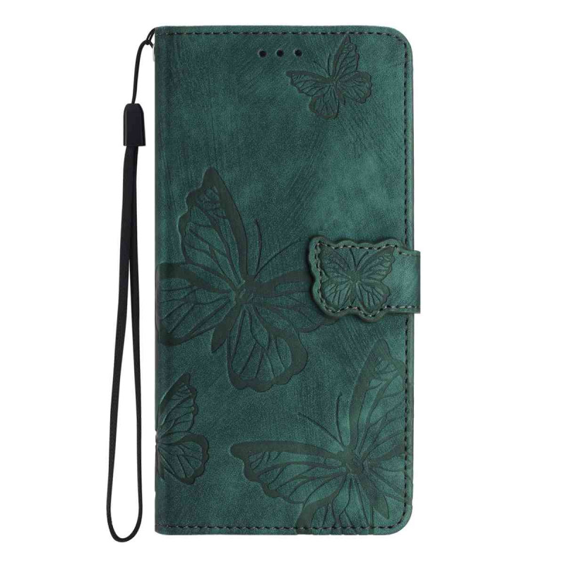 Google Pixel 11 Pro XL Suede-Effect Butterfly Case
