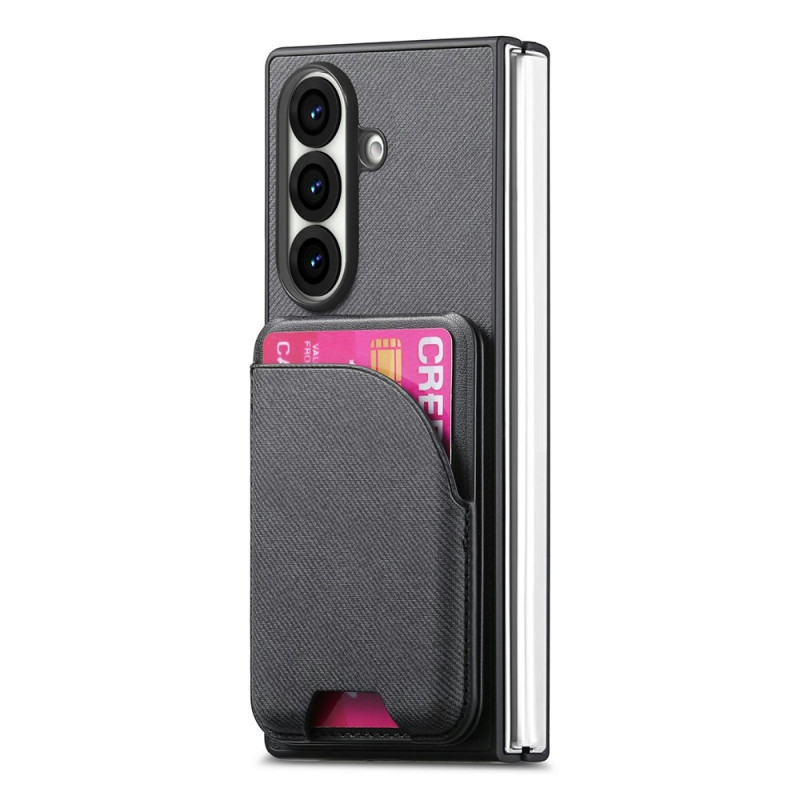 Samsung Galaxy Z Fold 8 Ultra Magnetic Denim-Effect Case with Card Holder