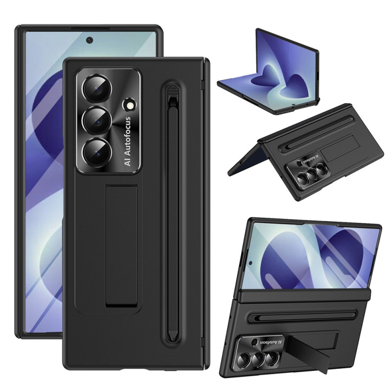 Samsung Galaxy Z Fold 8 Ultra Protective Case with Screen Protector and Hidden Stand