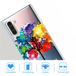 Samsung Galaxy Note 10 Transparent Watercolor Tree Case