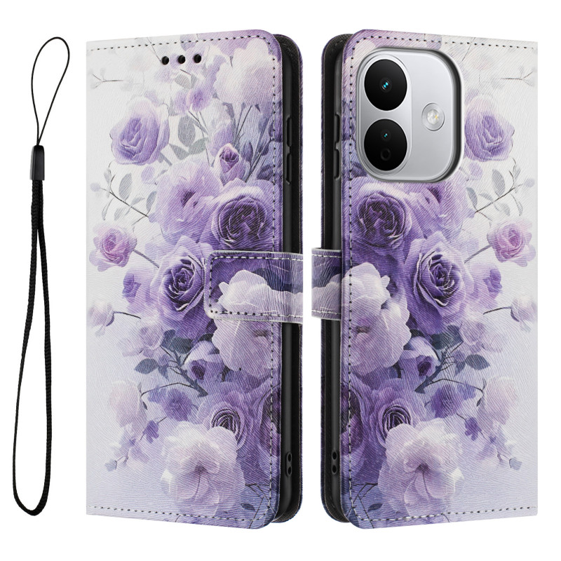Xiaomi Redmi Note 17 Pro 5G Case – Purple Roses