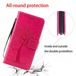 Case Huawei P Smart Plus 2019 Tree and Owl Strap