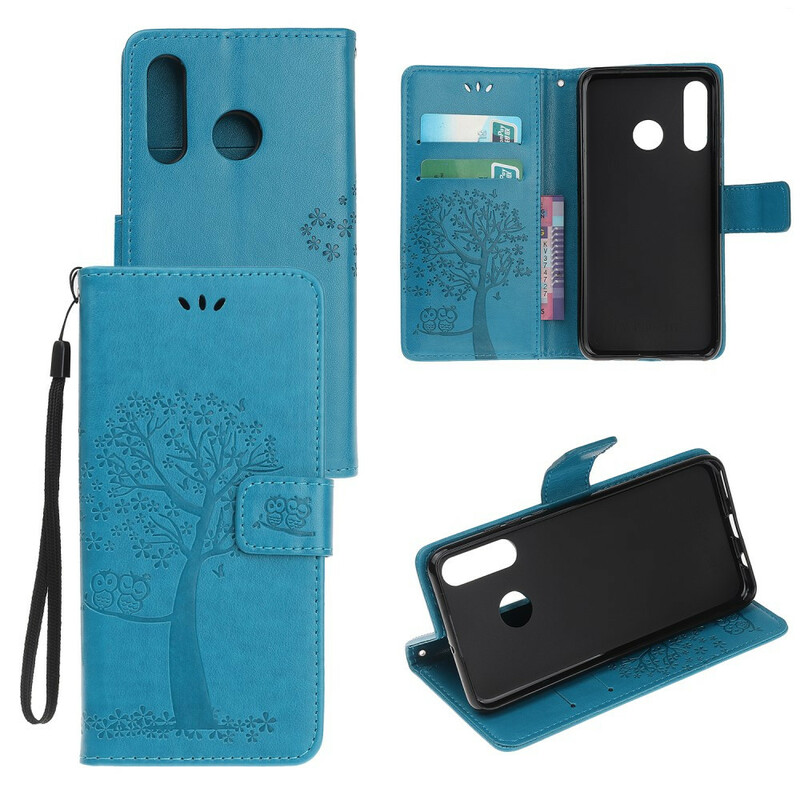 Case Huawei P Smart Plus 2019 Tree and Owl Strap