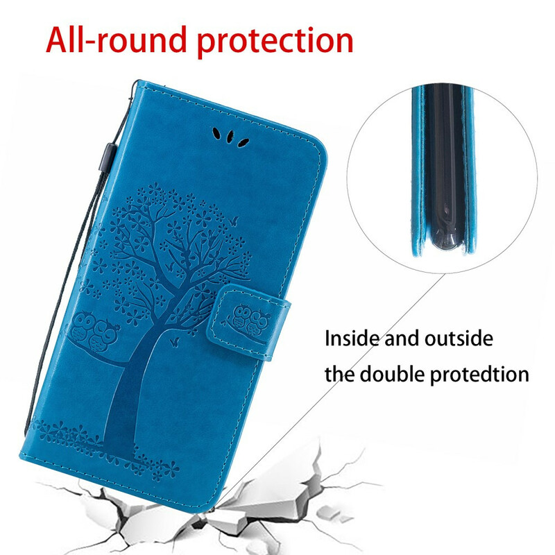 Case Huawei P Smart Plus 2019 Tree and Owl Strap