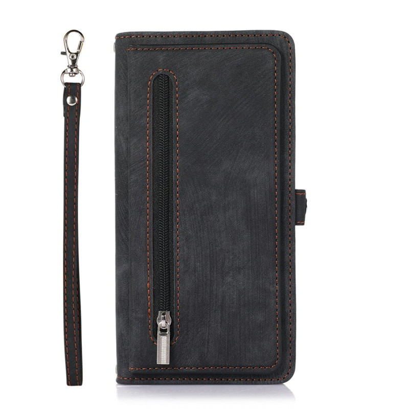 Samsung Galaxy S26 FE Case with 9 Card Slots and Wrist Strap