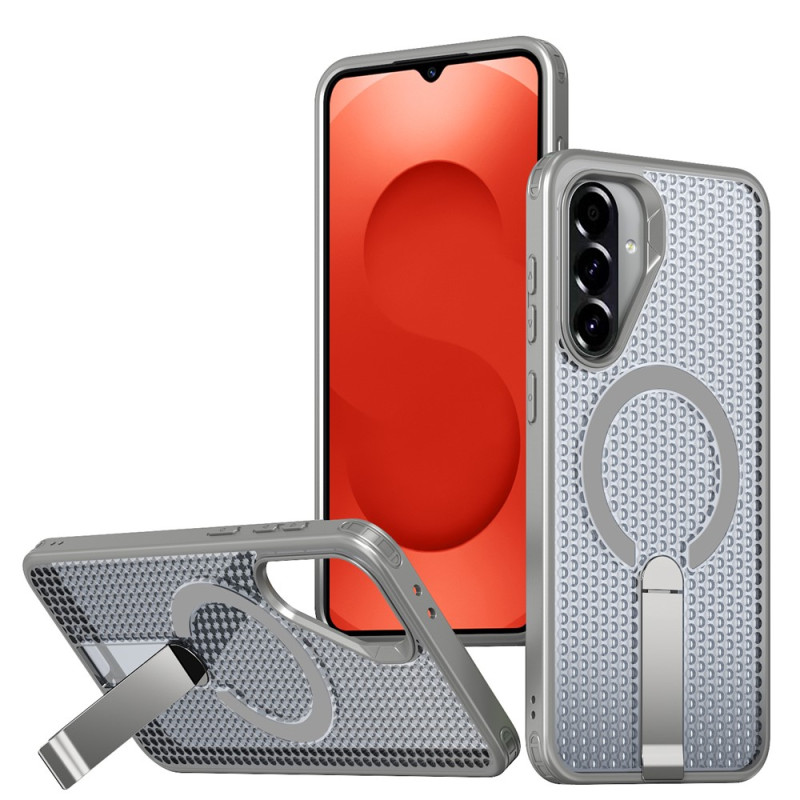 Samsung Galaxy S26 FE Magnetic Grid-Textured Case with Stand