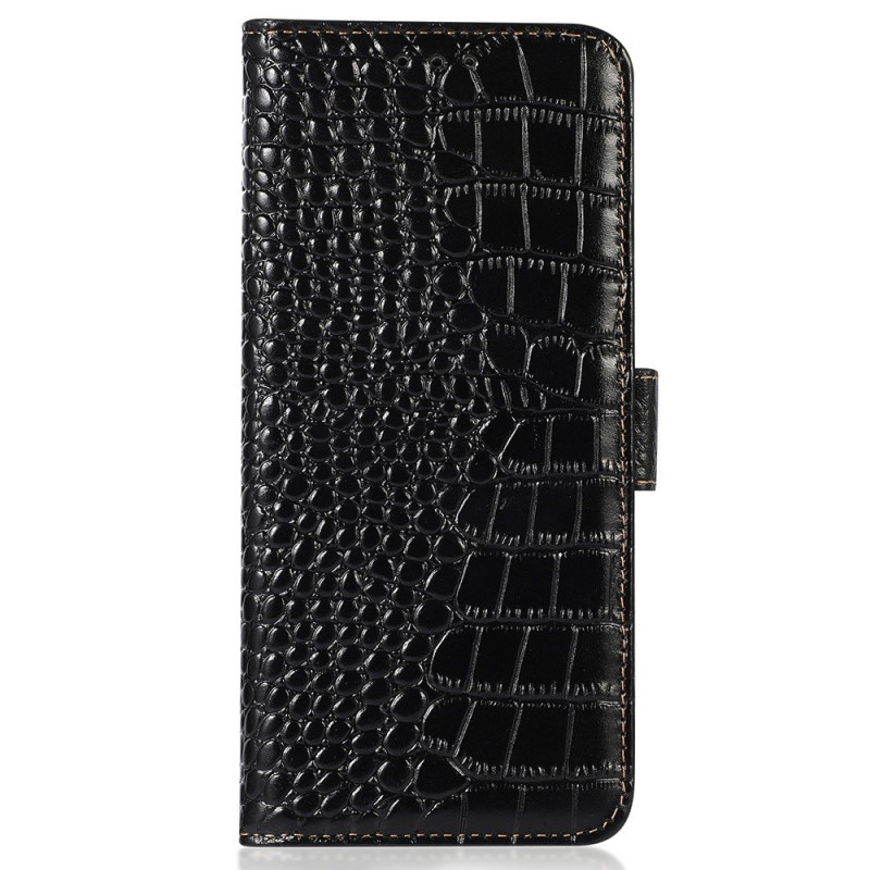 Xiaomi Redmi 17 5G / 4G Case – Crocodile-textured Leather