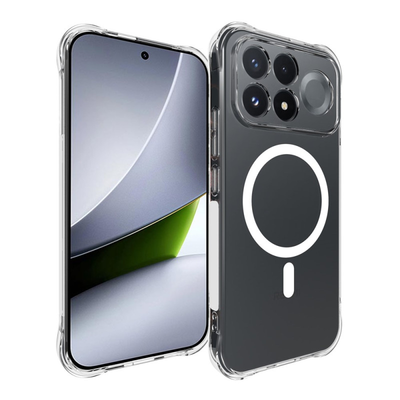 Reinforced Transparent Magnetic Poco F9 Pro Case