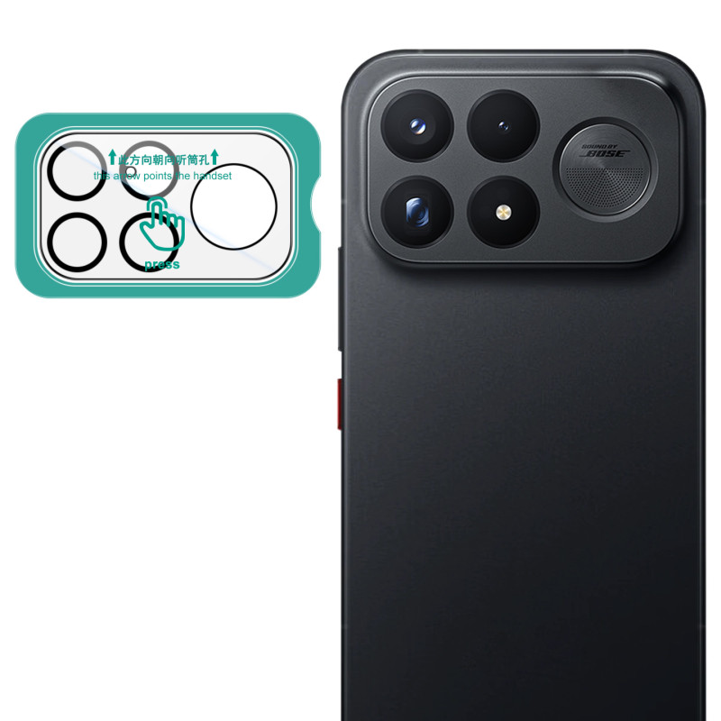 Tempered Glass Screen Protector for the Poco F9 Ultra (with rings)
