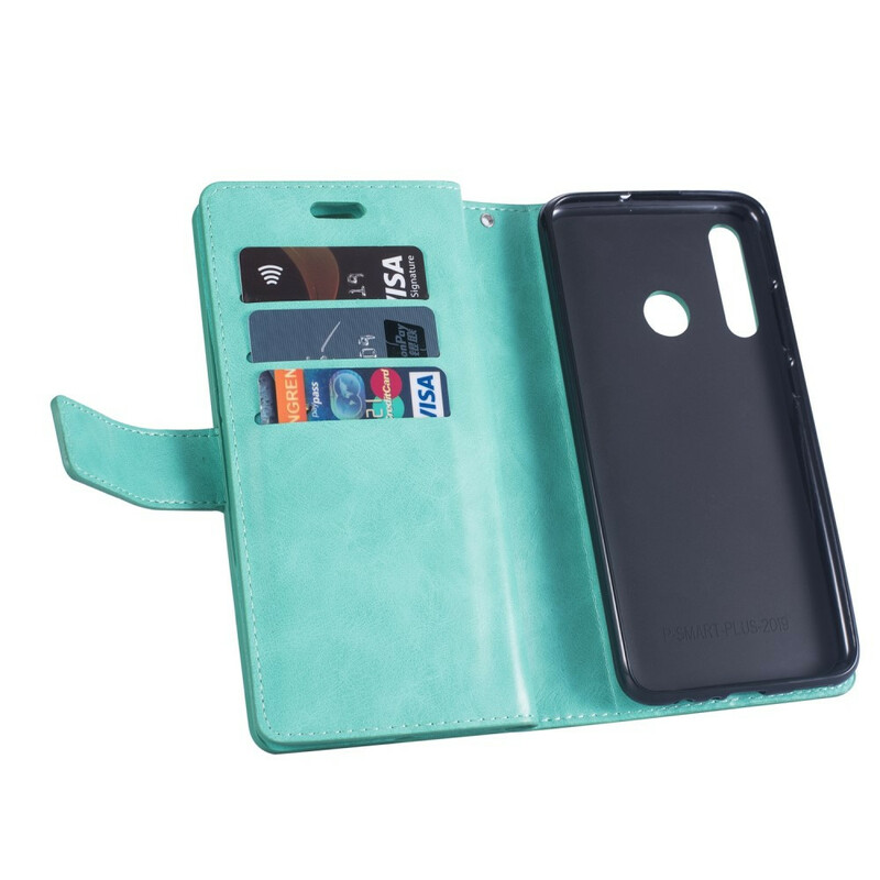 Huawei P Smart Plus 2019 Case Wallet with Strap