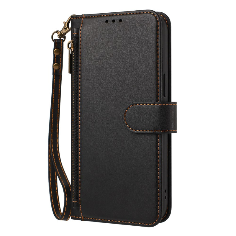 iPhone 18 Pro Max / 17 Pro Max Case with Zipped Pocket and Strap