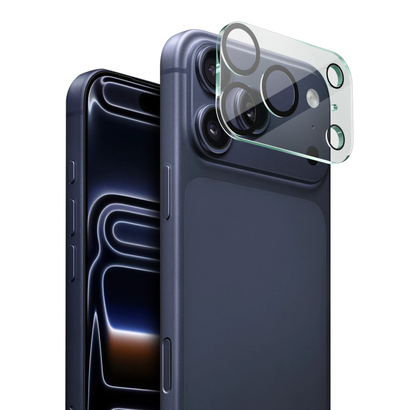 Tempered Glass Screen Protector for iPhone 18 Pro Max (with rings)