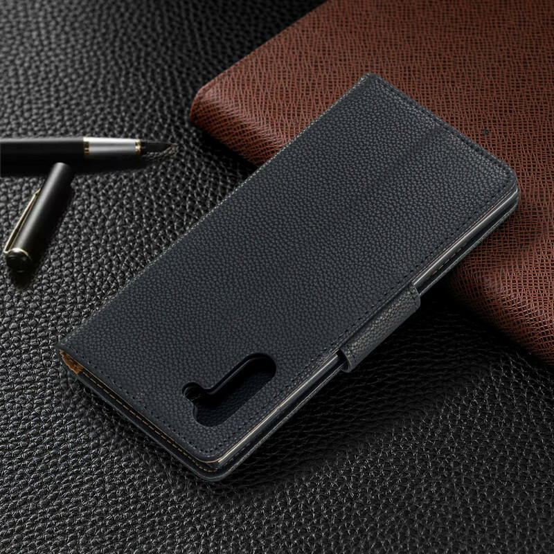 Case Samsung Galaxy Note 10 Lychee Oblique Flap