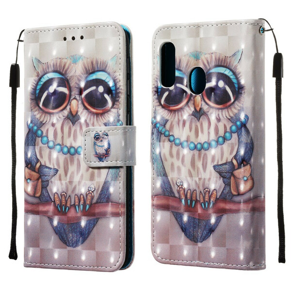 Cover Samsung Galaxy A20e Miss Hibou