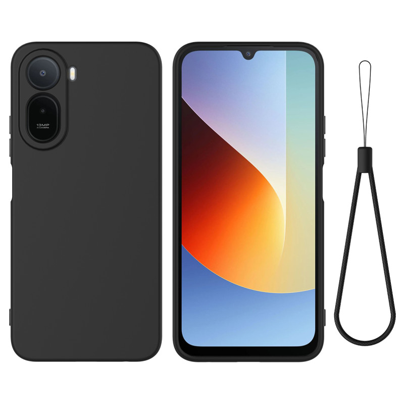 Poco C81 Pro Silicone Case with Strap