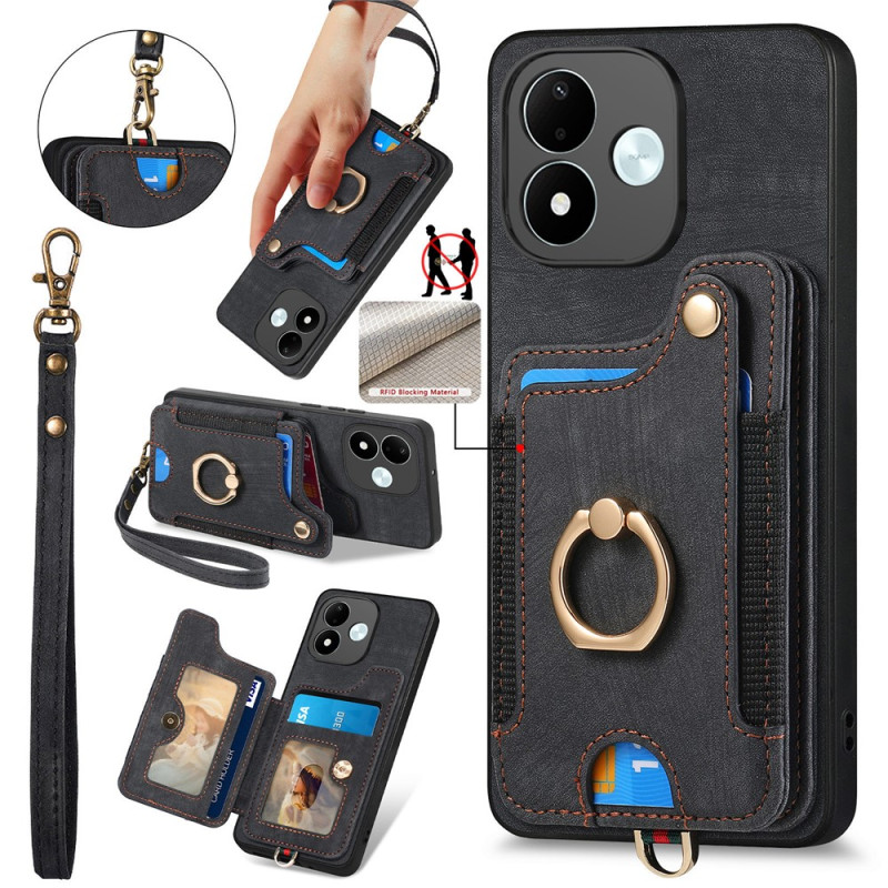 Coque Xiaomi Redmi Note 17 5G / 4G Portefeuille anti-RFID