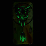 Samsung Galaxy A20e Catchy Owl Case Fluorescent