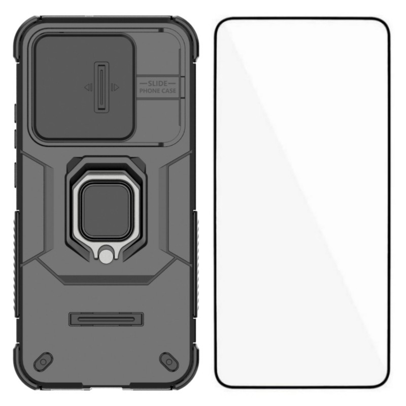 Coque Xiaomi Redmi Note 17 5G / 4G Ring Résistante avec Protecteur Écran