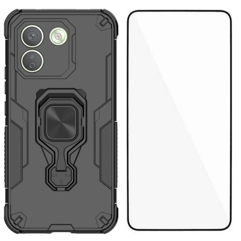 Coque Xiaomi Redmi Note 17 Pro Max 5G Ring Résistante avec Protecteur Écran